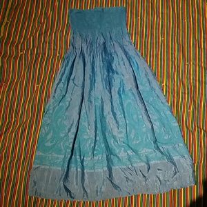 Dresses 2x$10 - Blue Strapless Dress
